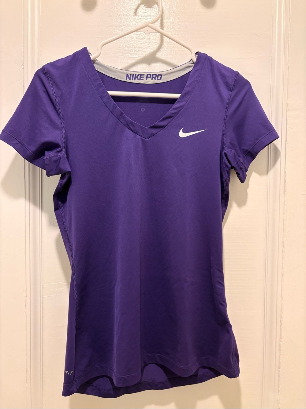 Nike Pro Short-Sleeve V-Neck Dri-FIT Top